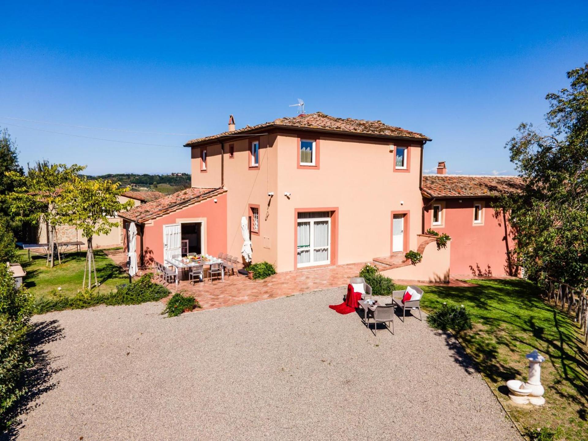 Gorgeous Villa Peccioli, With Private Pool, Ac, Wifi Legoli エクステリア 写真