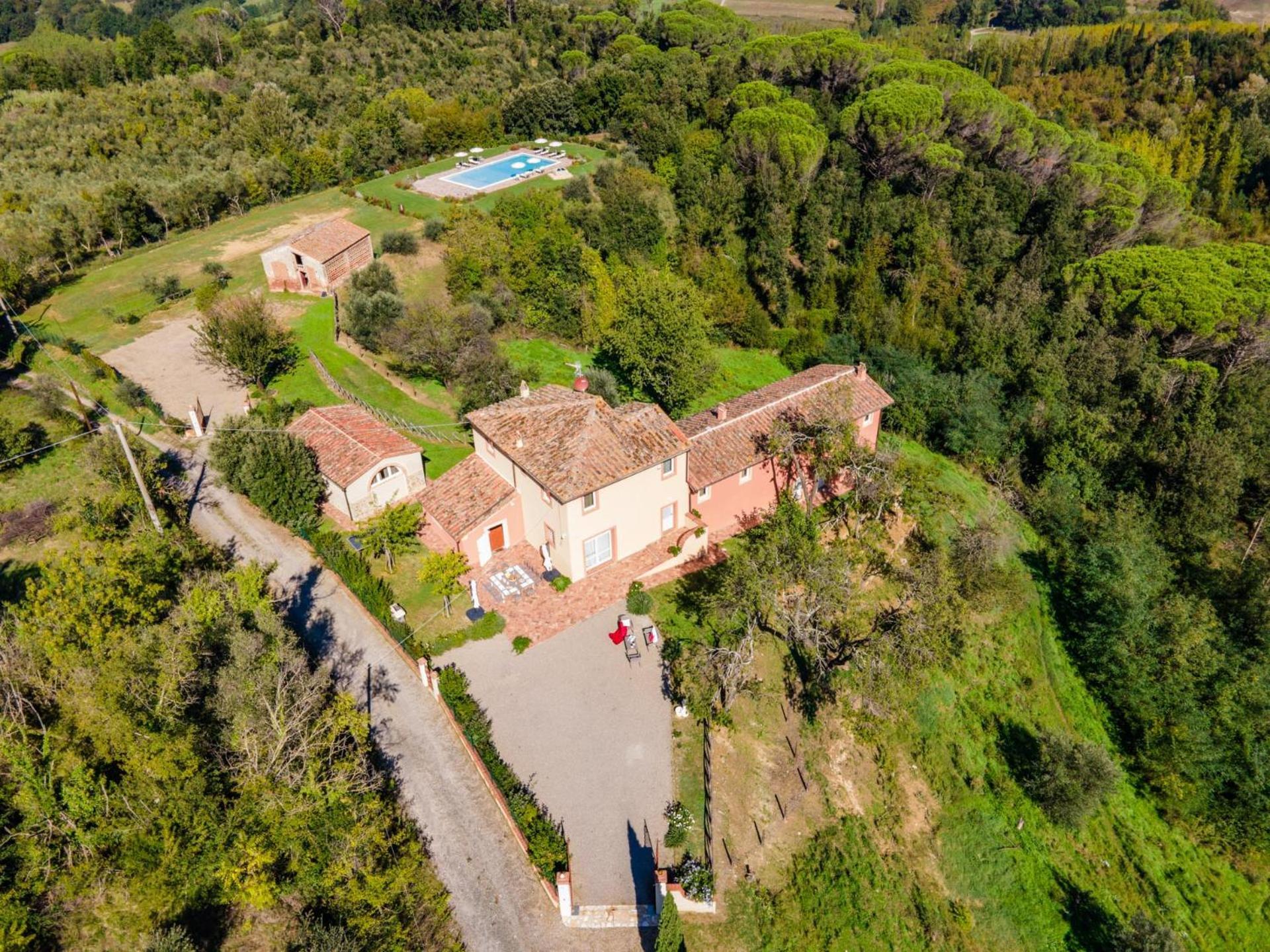 Gorgeous Villa Peccioli, With Private Pool, Ac, Wifi Legoli エクステリア 写真